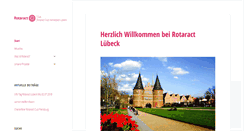 Desktop Screenshot of luebeck.rotaract.de