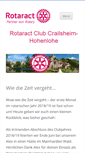 Mobile Screenshot of crailsheim-hohenlohe.rotaract.de