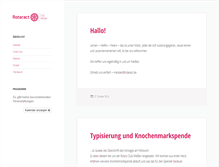 Tablet Screenshot of meissen.rotaract.de