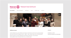 Desktop Screenshot of dortmund.rotaract.de