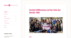 Desktop Screenshot of d1900.rotaract.de