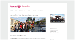 Desktop Screenshot of germantrip.rotaract.de