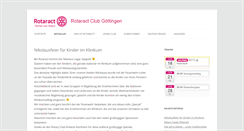 Desktop Screenshot of goettingen.rotaract.de