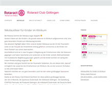 Tablet Screenshot of goettingen.rotaract.de